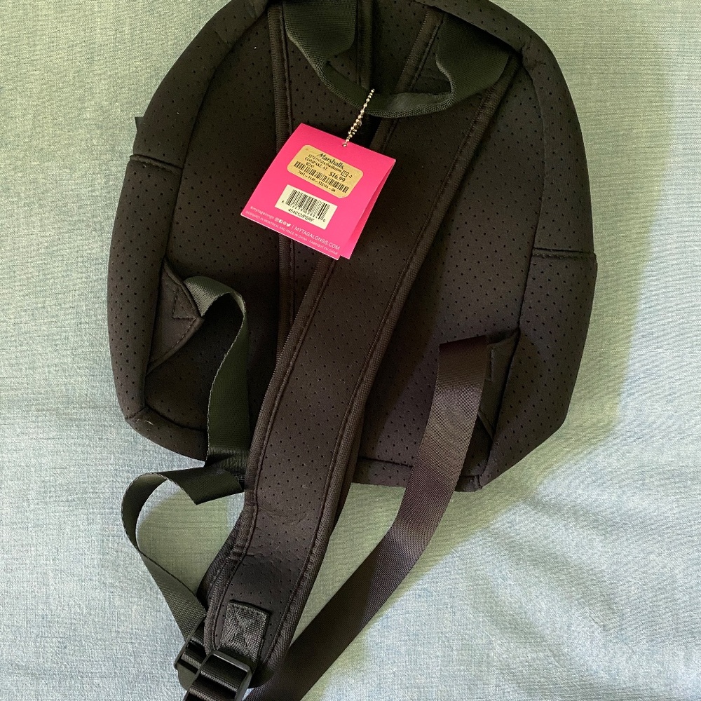 Black Mini Backpack - Picture 2 of 8